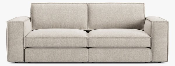 Divano 3 posti Pola in tessuto strutturato – 236x103x88 cm