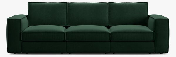 Divano Pola 4 posti in velluto – 284x103x88 cm