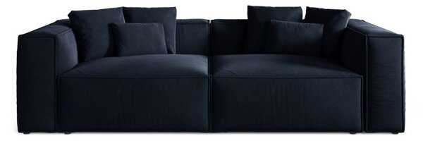 Divano Aveiro 4 posti in velluto - 118x86x236