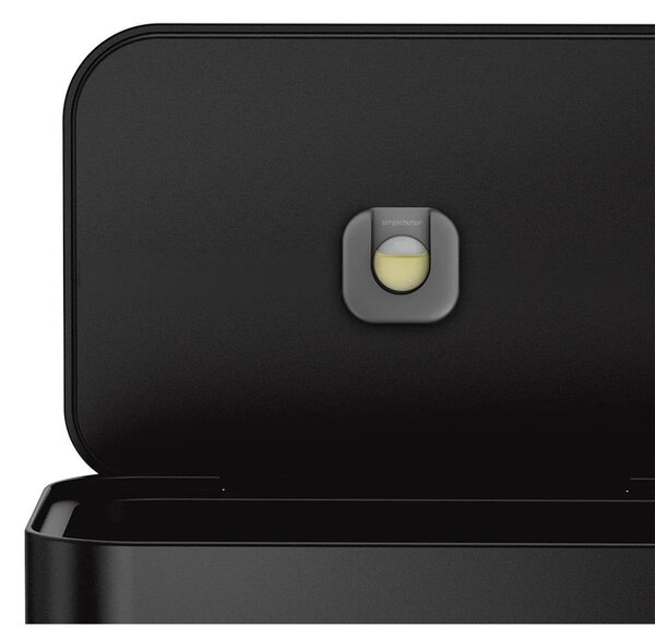 Cestino in acciaio nero opaco 55 l - simplehuman