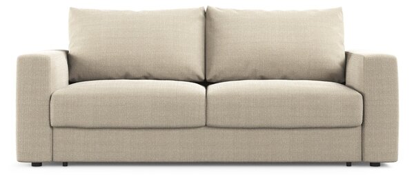 Divano letto Grena 3 posti con contenitore in tessuto – 205×100×90 cm