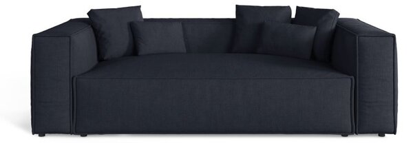 Divano Aveiro 3 posti in tessuto strutturato – 220x118x86 cm