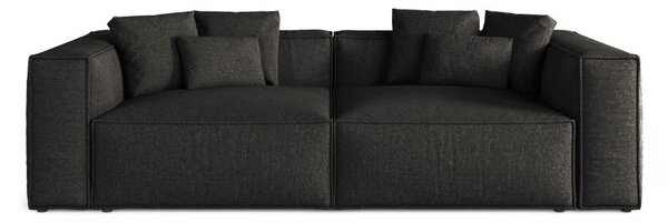 Divano Aveiro 4 posti in chenille - 118x86x236