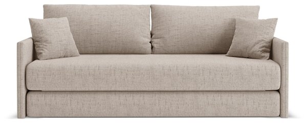 Divano letto Shannon 3 posti in tessuto strutturato - 94x87x225