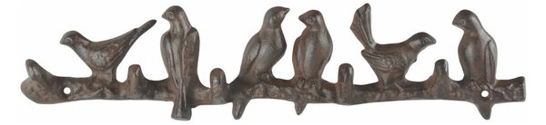 Appendiabiti da parete in metallo marrone - Esschert Design