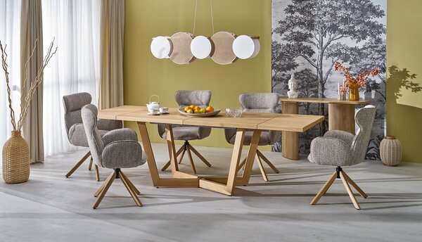 Tavolo Fiesta allungabile in rovere naturale – 200-280x100x77 cm