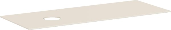 Hansgrohe Xevolos E Console 1370/550 avec découpe à gauche pour vasque à poser sans trou de robinetterie, 54333780, 54333780