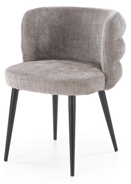 Sedia K575 in tessuto grigio chiaro – 62x64x79 cm