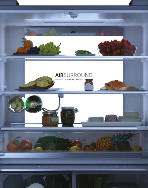 Haier Frigorifero Americano Side by Side Capacit 536 Litri Classe energetica E Raffreddamento No Frost colore Inox - HCW7819EHMP