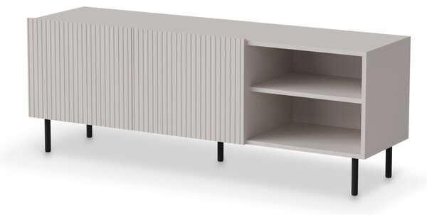 Mobile TV Paxos 150 cm in finitura cashmere e nero