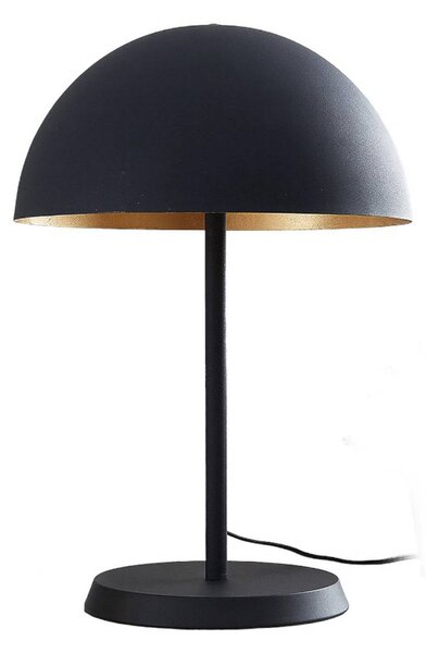 Lampada da tavolo Lindby Idalene, altezza 51 cm, nero, metallo