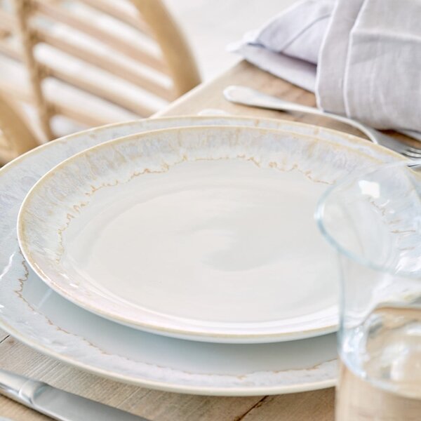 Piatto in gres bianco ø 27 cm Taormina - Casafina