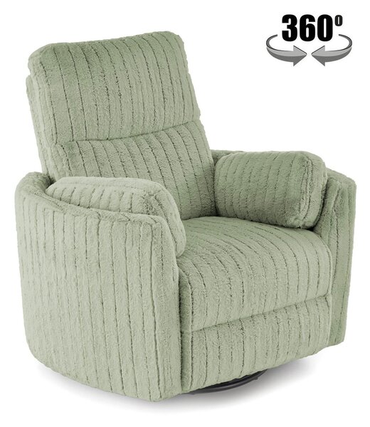 Poltrona Relax Pegas in tessuto menta – 110x100–170x108–81 cm