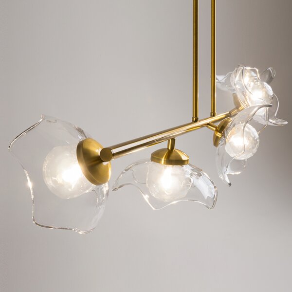Lampadario Moderno Miracle Metallo Ottone 5 G9 Ip20