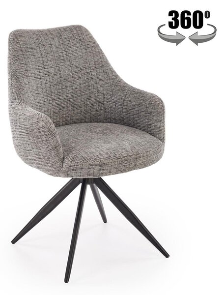 Sedia K564 in tessuto grigio – 60×63×87 cm