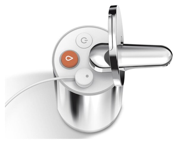 Distributore automatico di sapone in acciaio argentato 266 ml - simplehuman
