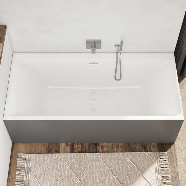 Villeroy & Boch UBQ180SBW2TDVRW Subway 3.0 vasca da bagno 1800x800x480mm