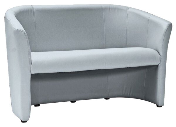 Divano TM-2 in ecopelle grigio – 126x60x76 cm