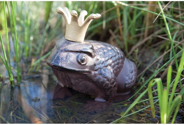 Statua da giardino in metallo Frog - Esschert Design