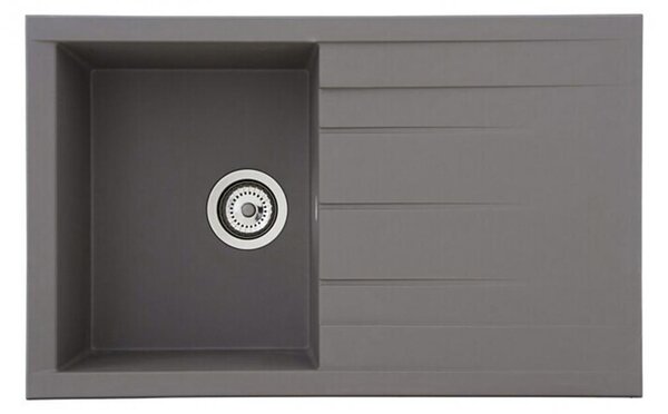 Lavello RESPEKTA Houston, 80 x 50 cm, grigio cemento