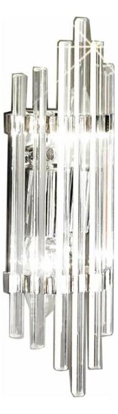 Kolarz 0342.62S.5 - Applique ONTARIO 2xE14/40W/230V 31 cm cromo lucido
