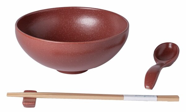 Ciotolina per ramen burgundy in gres 970 ml Pacifica – Casafina