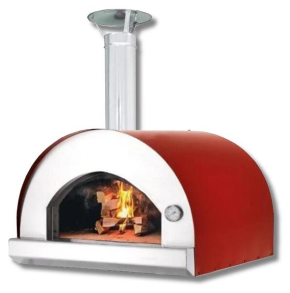 Forno a legna per pizza da esterno a cottura diretta in acciaio