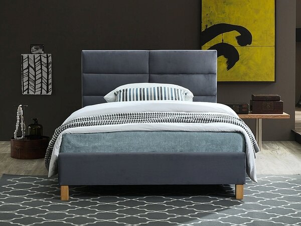 Letto Sierra Velvet grigio – 120x200 cm