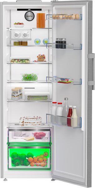 Beko Frigorifero Monoporta Capacit 365 Litri Classe energetica E Raffreddamento No Frost colore Acciaio Inox - B5RMLNE444HX Beyond