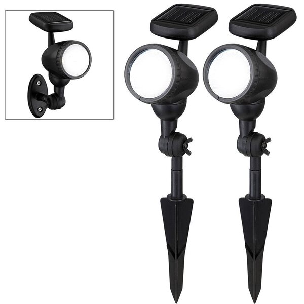 Set di 2 luci solari a LED per esterni MOA