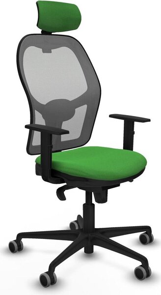 Sedia da ufficio con poggiatesta Piqueras y Crespo 1D036G2 verde