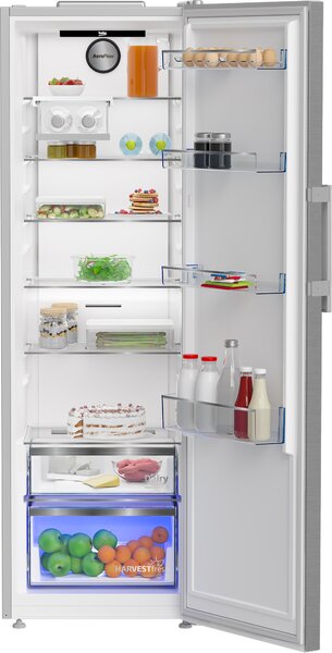 Beko Frigorifero Monoporta Capacit 365 Litri Classe energetica E Raffreddamento No Frost colore Acciaio Inox - B5RMLNE444HX Beyond