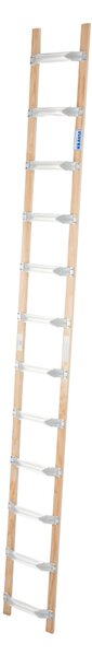 STABILO Scala da tetto in alluminio e legno, 1x12 pioli, 804228