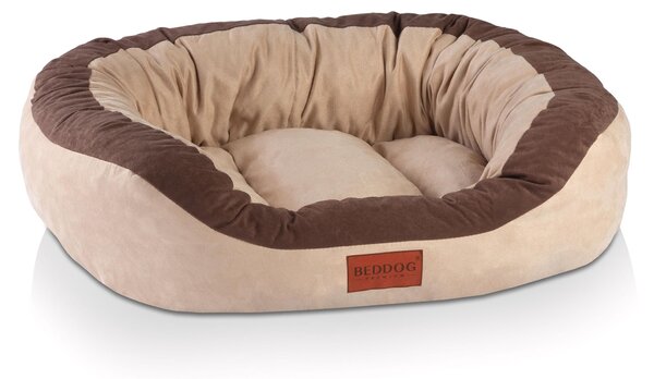 Cuccia per cani BedDog PRINS PREMIUM in resistente tessuto Alicante, MELANGE (beige/marrone), L