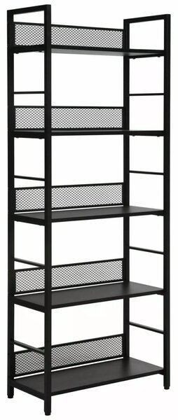 Libreria Raw R5 nera – 60x28x154 cm