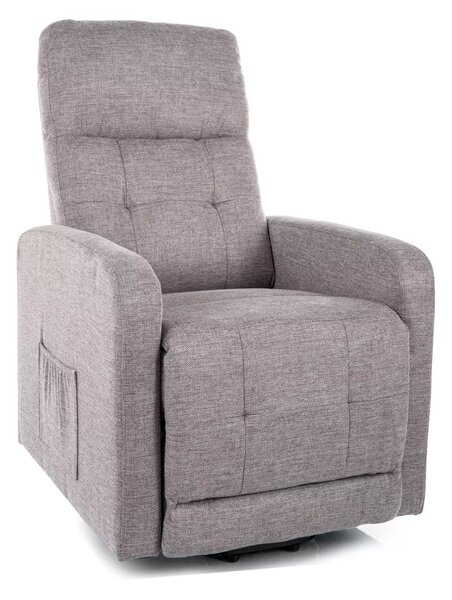 Poltrona reclinabile Otus II Brego grigio chiaro – 66x92–144x100 cm