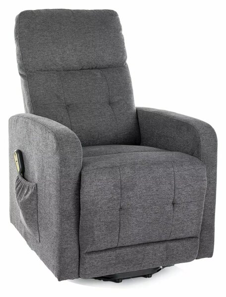 Poltrona reclinabile Otus II Brego grigio scuro – 66x92–144x100 cm
