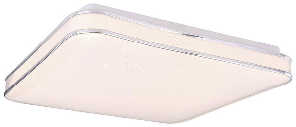 Plafoniera LED, effetto stella, bianco, L 33,5 cm