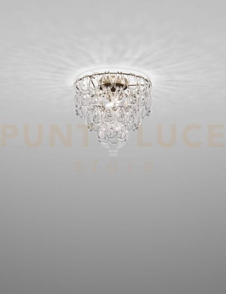 Minigiogali lampadario a soffitto 40 cristallo trasparente montatur
