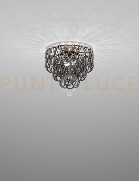 Minigiogali lampadario a soffitto 40 cristallo nickel nero montatur