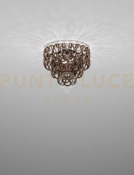 Minigiogali lampadario a soffitto 40 cristallo bronzo montatura cro