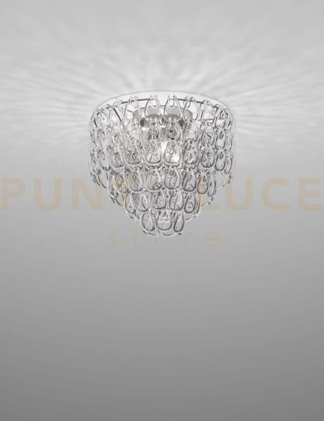 Minigiogali lampadario a soffitto 50 cristallo trasparente montatur