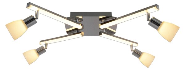 Näve - Plafoniera LED, Ibiza, dimensioni: l: 68cm; l: 25cm; h: 22cm; 1233442