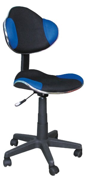Sedia da ufficio Q-G2 blu e nera – 48x41x84 cm