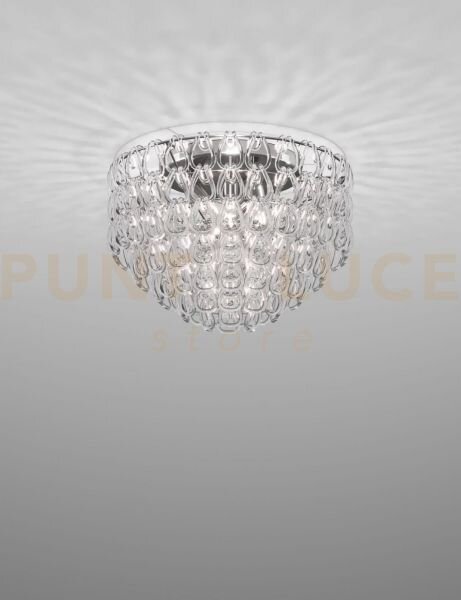 Minigiogali lampadario a soffitto 60 cristallo trasparente montatur