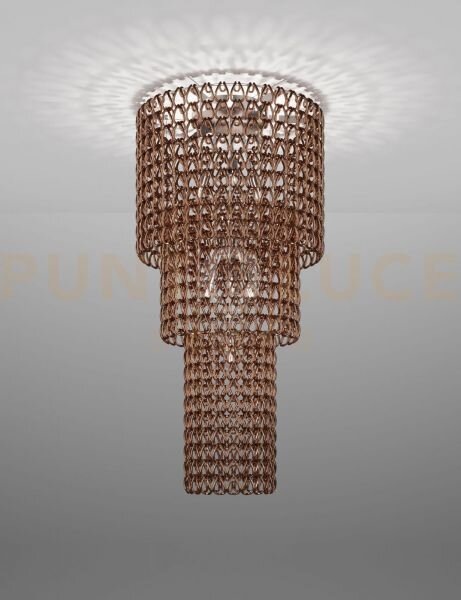 Minigiogali lampadario a soffitto ca3 cristallo rame montatura crom