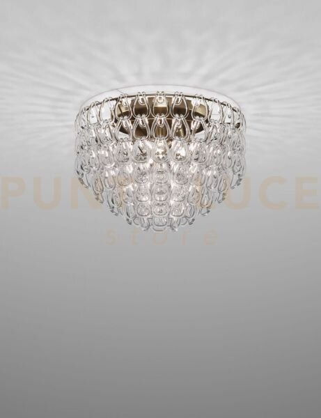 Minigiogali lampadario a soffitto 60 cristallo trasparente montatur
