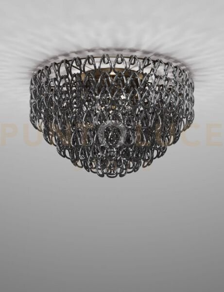 Minigiogali lampadario a soffitto 80 cristallo nickel nero montatur
