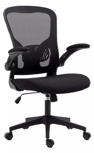 Sedia da ufficio Q-333 nera – 65x47x100 cm
