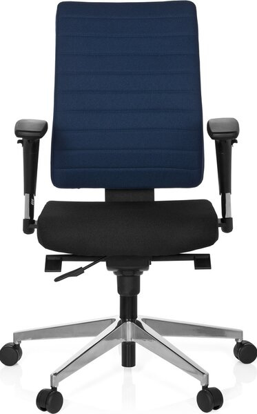 Sedia da ufficio, girevole, PRO-TEC 350 Nero / Blu